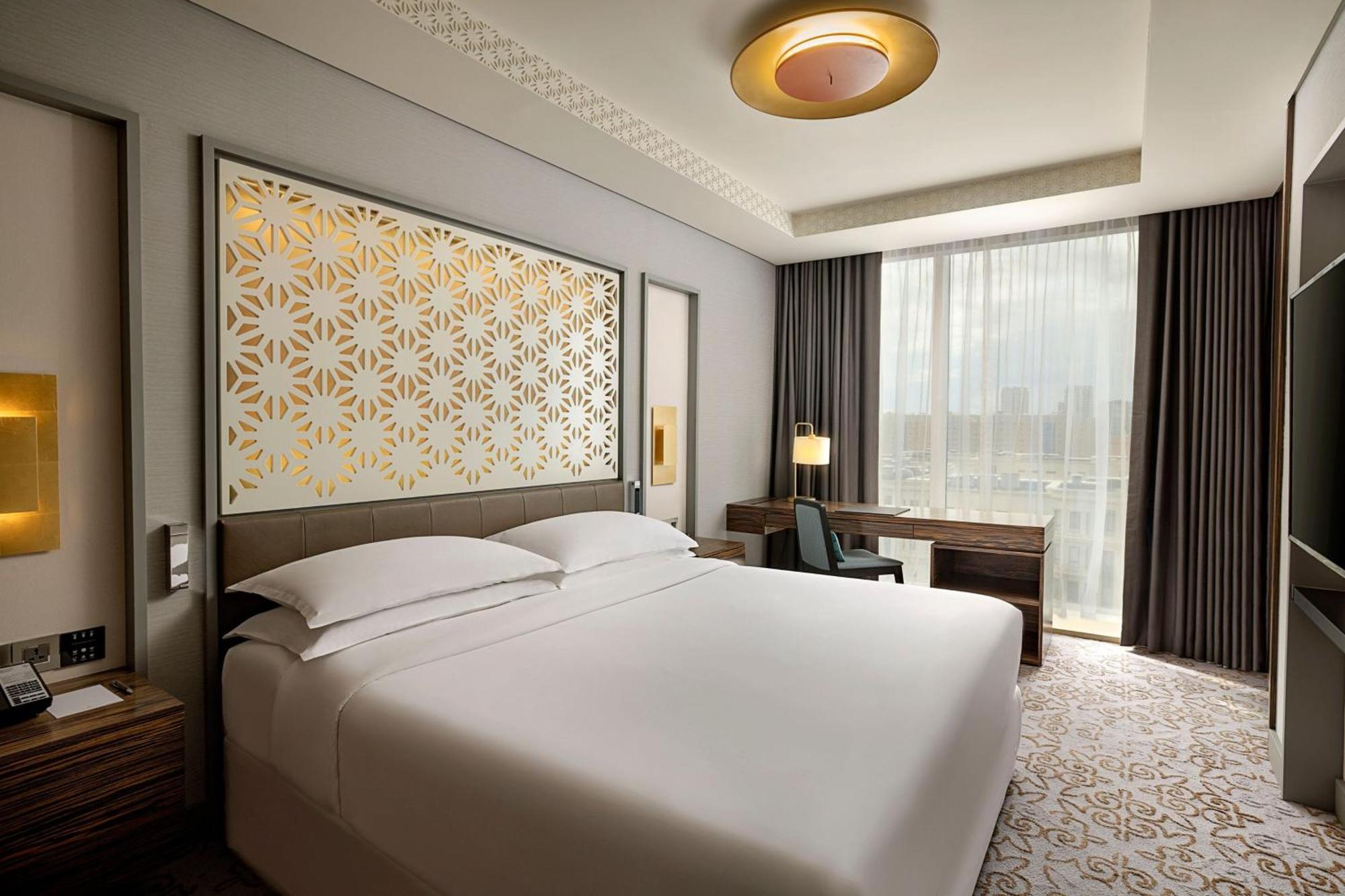 努尔苏丹喜来登酒店 阿斯坦纳 外观 照片 A bedroom at the hotel