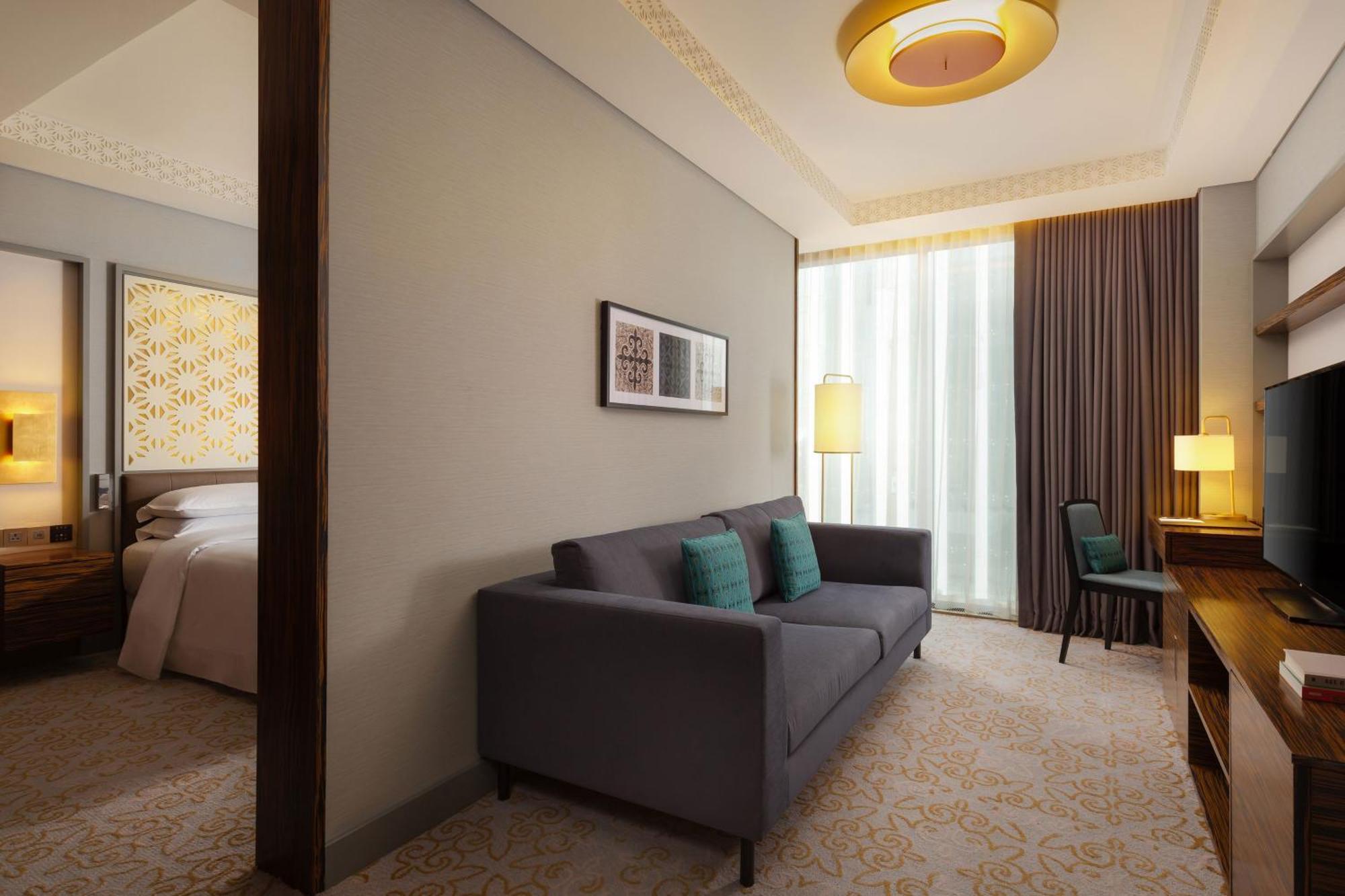 努尔苏丹喜来登酒店 阿斯坦纳 外观 照片 A suite at the hotel